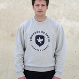 Heather gray coat of arms sweatshirt