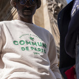 Commune mottled sweatshirt