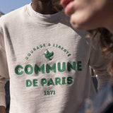 Commune mottled sweatshirt